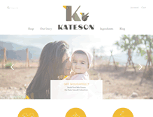 Tablet Screenshot of kateson.com